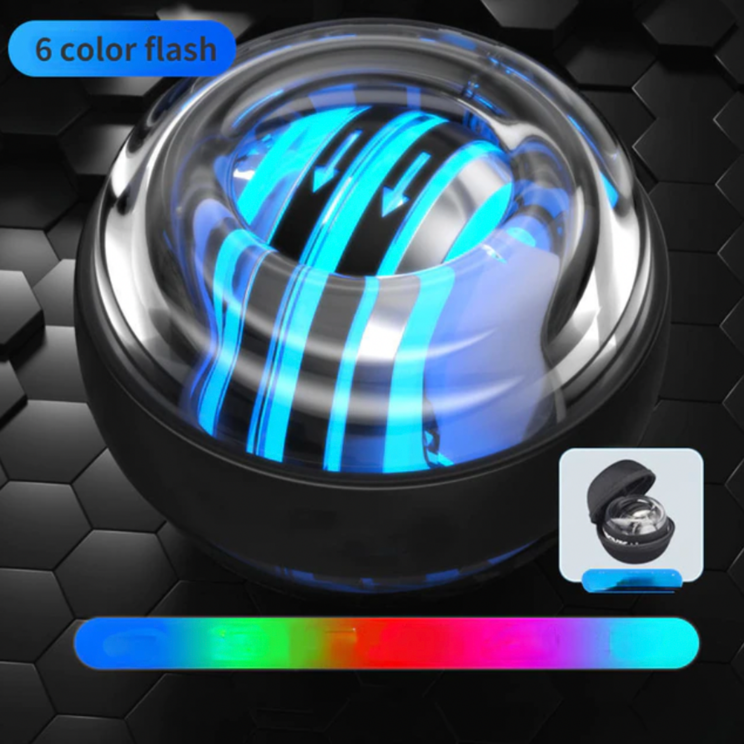 Gyro Ball Pro • Ejercitador Giroscópico